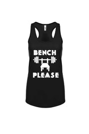 Women's Racerback Tank Bench Please