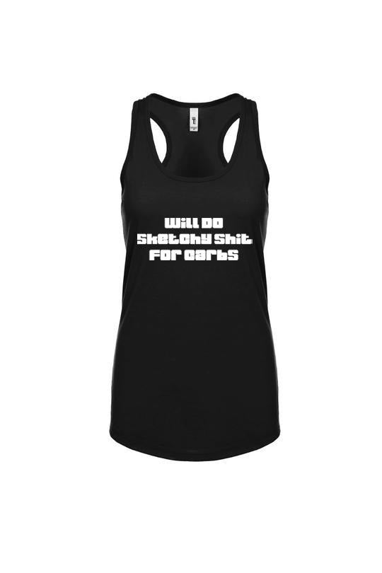 Women's Racerback Tank Carbs -  MyMILFwear