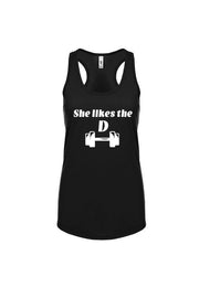 Women's Racerback Tank The D -  MyMILFwear