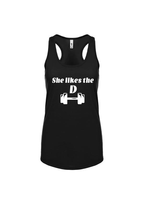 Women's Racerback Tank The D -  MyMILFwear