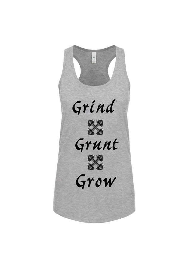 Woman's Tank Grind Grunt Grow