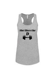 Women's Racerback Tank The D -  MyMILFwear