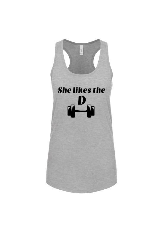 Women's Racerback Tank The D -  MyMILFwear