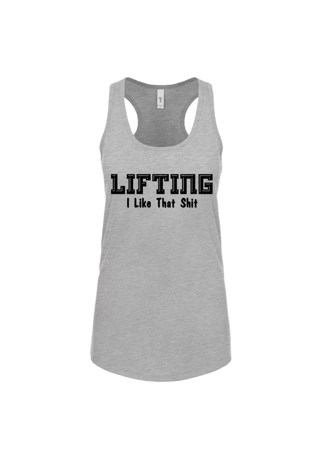 Women's Racerback Tank Lifting