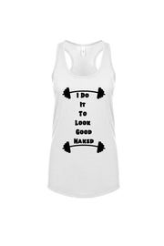 Women's Racerback Tank Naked -  MyMILFwear