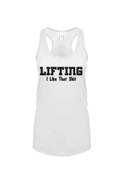 Women's Racerback Tank Lifting