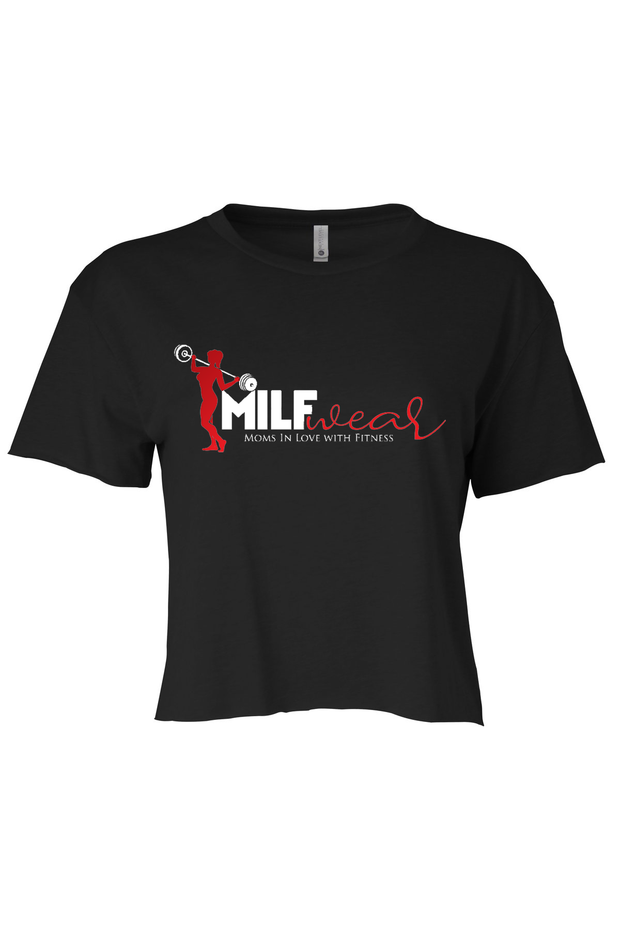 Women's Crop  MILFwear Logo