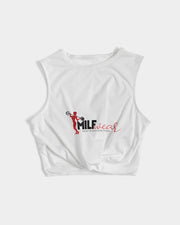 MILFwear Logo Women's Twist-Front Tank