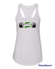 Women's Racerback Tank Rack