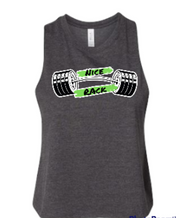 Women's Muscle Racerback Crop Rack