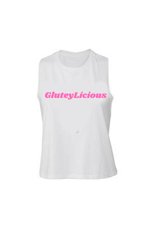 Women's Muscle Racerback Crop Gluteylicious