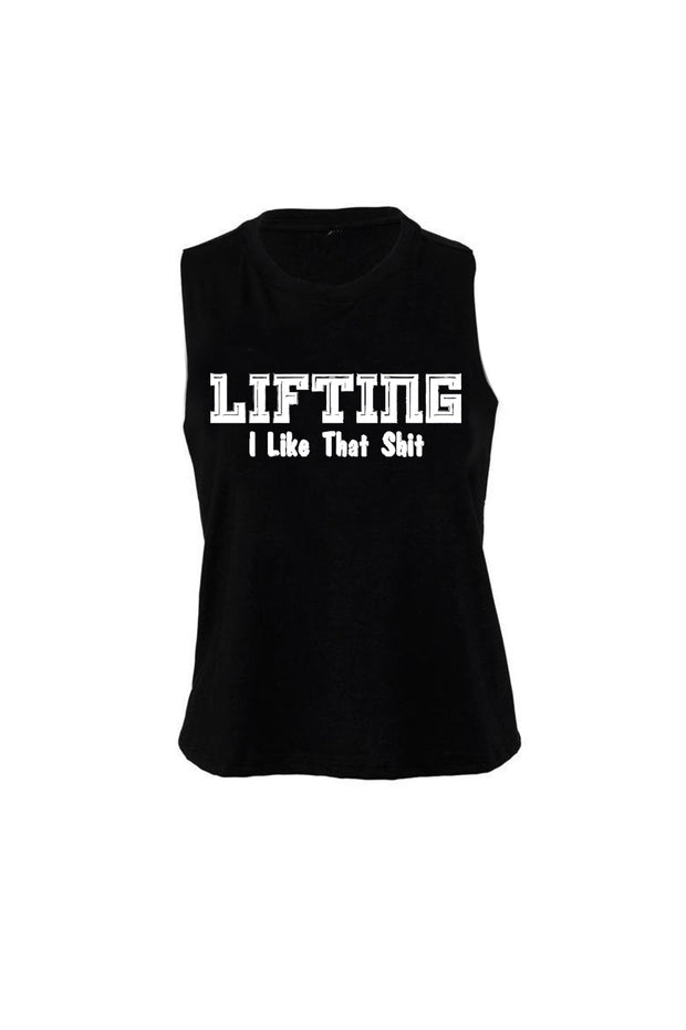 Women's Muscle Racerback Crop Lifting