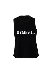 Women's Muscle Racerback Crop Gymfail