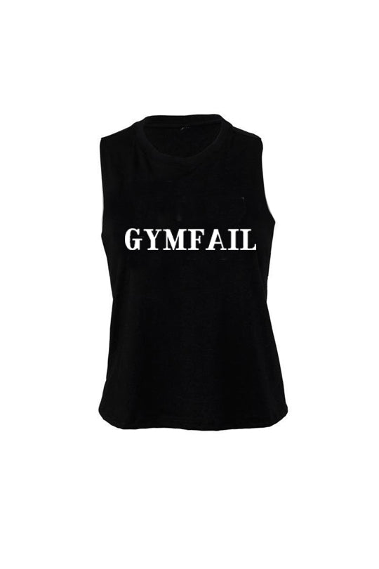 Women's Muscle Racerback Crop Gymfail