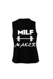 Women's Muscle Racerback Crop Milf Maker -  MyMILFwear