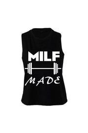 Women's Muscle Racerback Crop Milf Made -  MyMILFwear