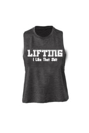 Women's Muscle Racerback Crop Lifting