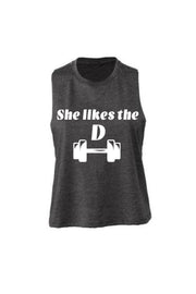 Women's Muscle Racerback Crop The D -  MyMILFwear