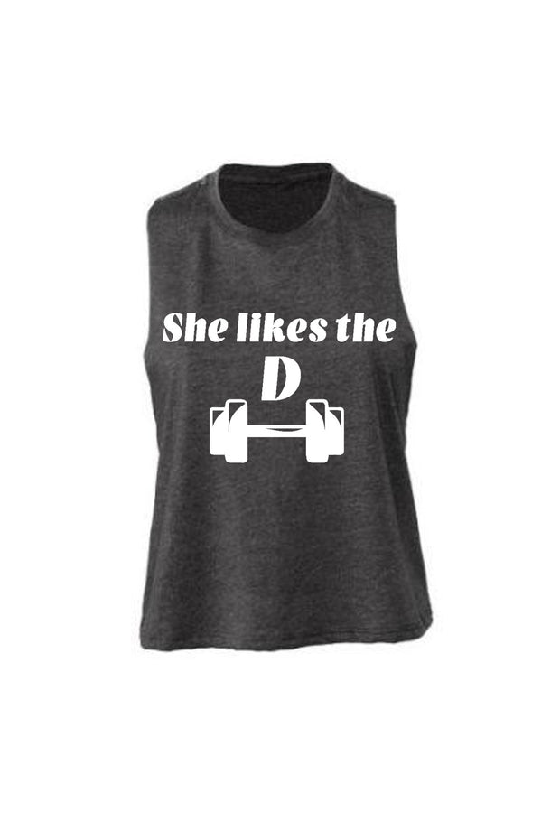 Women's Muscle Racerback Crop The D -  MyMILFwear