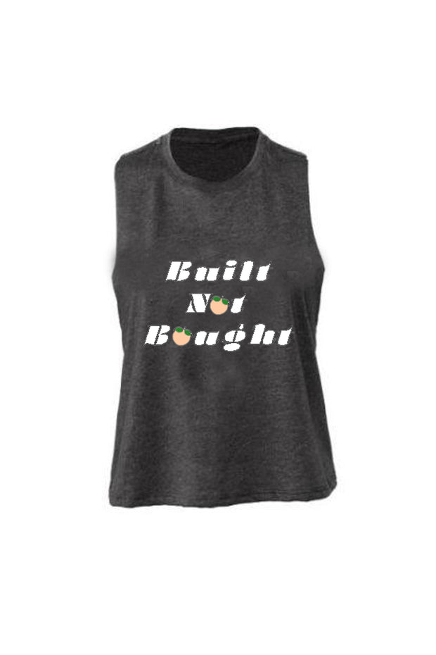 Women's Muscle Racerback Crop Built Not Bought