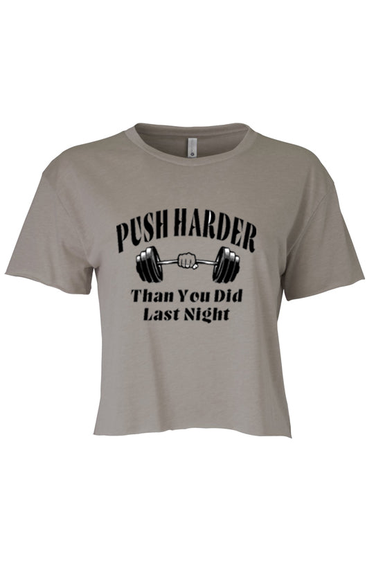 Women's Crop PushHarder