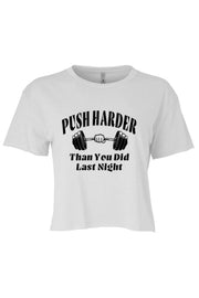 Women's Crop PushHarder