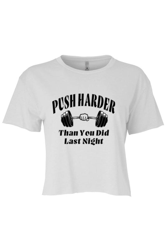 Women's Crop PushHarder